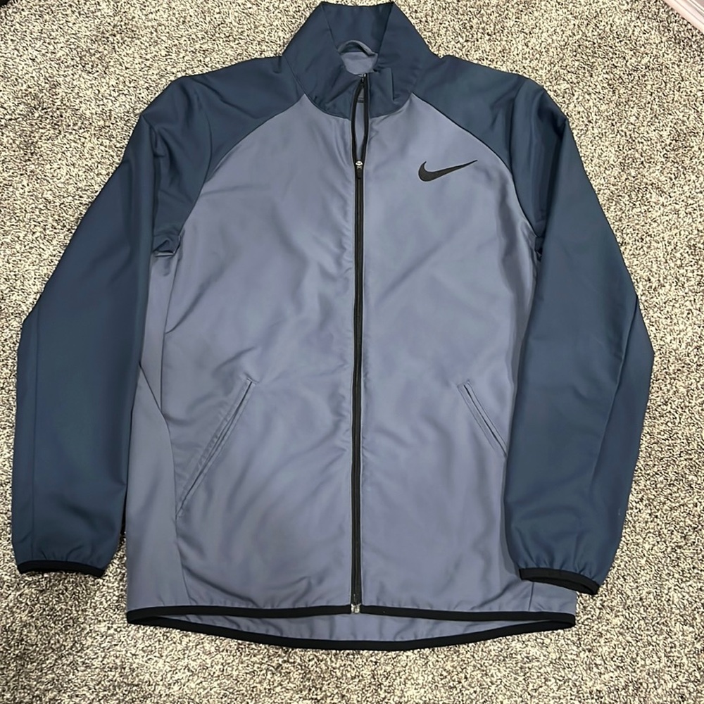 Blue/grey lightweight Nike zip up men’s small